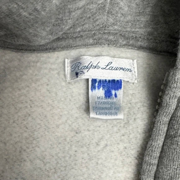 🌻Ralph Lauren Light Gray Baby Hoodie and Sweatpants Set - Picture 2 of 9
